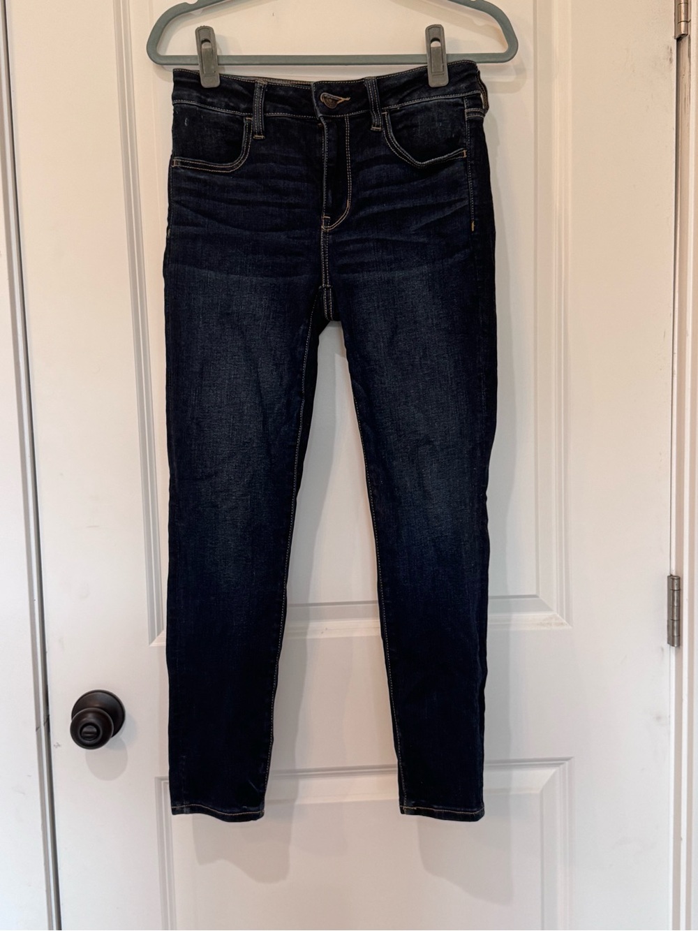 American Eagle Outfitters Dark Indigo Skinny Jeans